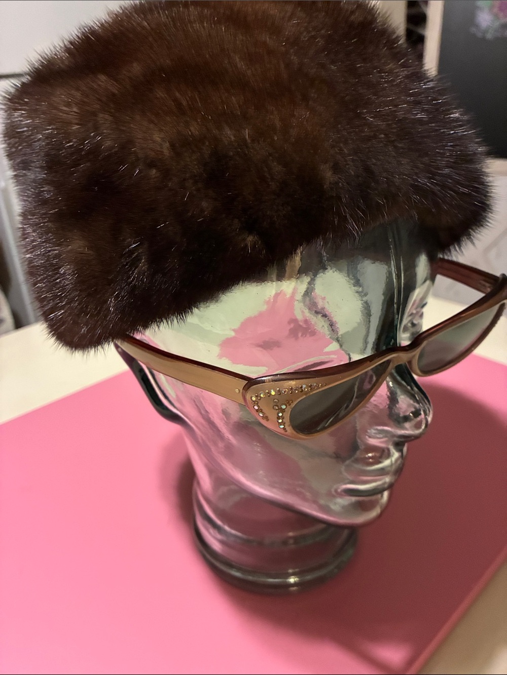 Vintage Mink Fur Hat